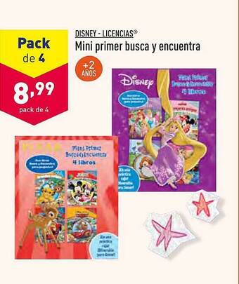 ALDI Disney - Licencias Mini Primer Busca Y Encuentra oferta
