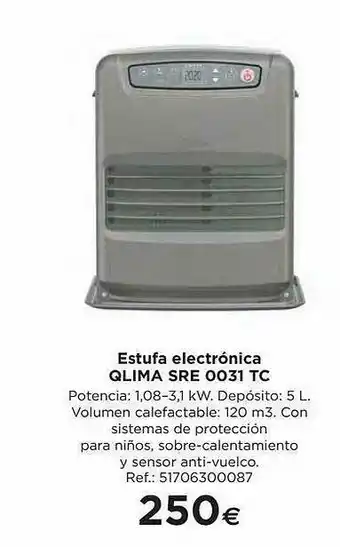 BriCor Estufa Electrónica Qlima Sre 0031 Tc oferta