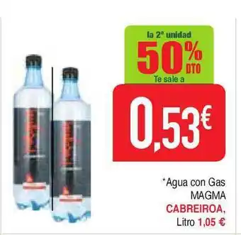 Masymas Cabreiroa Agua Con Gas Magma Litro oferta