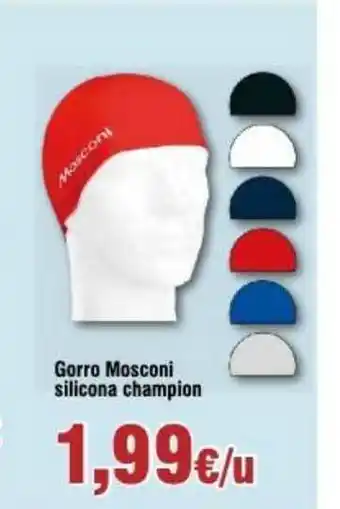 FROIZ Gorro Mosconi Silicona Champion oferta