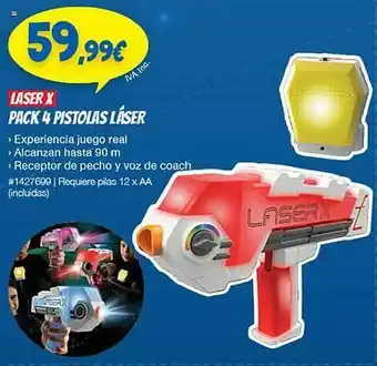 Costco Laser X Pack 4 Pistolas Láser oferta