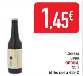 Masymas Ordum Cerveza Lager 33cl oferta