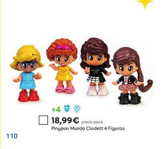 ToysRus Pinypon Mundo Clodett 4 Figuras oferta