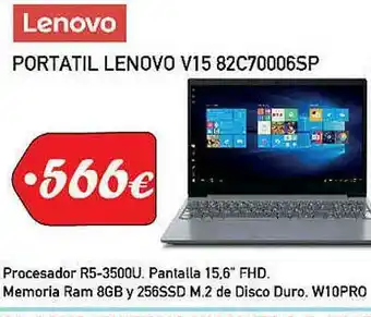 Microsshop Portatil Lenovo V15 82c70006sp oferta