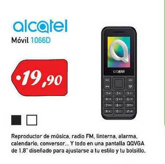Microsshop Alcatel Móvil 1066d oferta