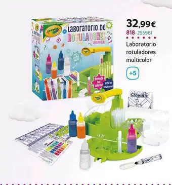 Super Juguete Crayola Laboratorio Rotuladores Multicolor oferta