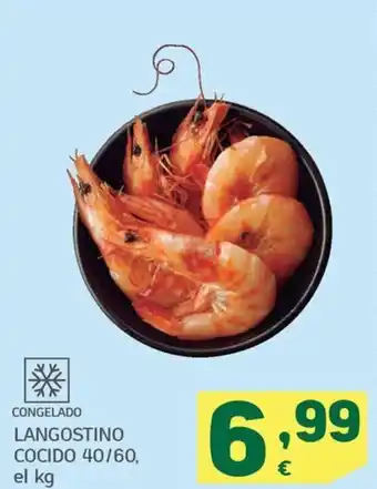 HiperDino Langostino cocido 40/60 oferta