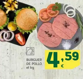 HiperDino Hamburguesas de pollo oferta