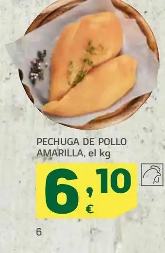 HiperDino Pechuga de pollo amarilla oferta