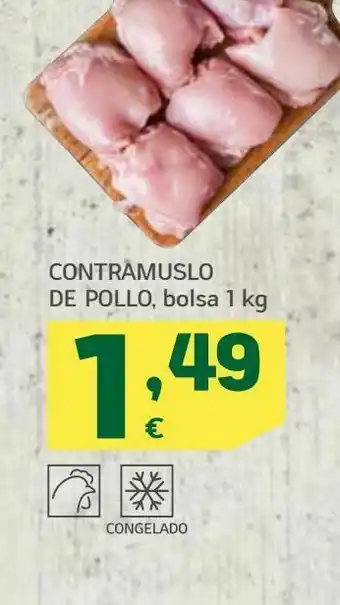 HiperDino Contramuslos de pollo, bolsa 1 kg oferta