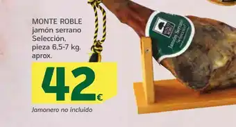 HiperDino Jamón serrano selección, pieza, 6,5-7 kg aprox oferta
