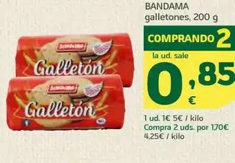 HiperDino Galletas bandama 200 g oferta