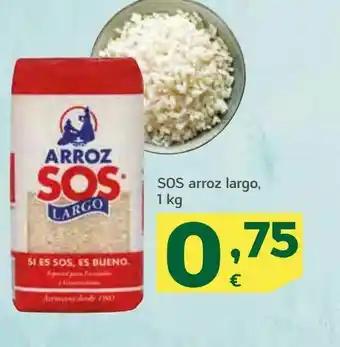 HiperDino Arroz largo 1 kg sos oferta
