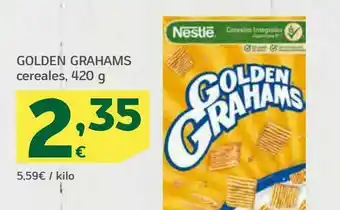 HiperDino Cereales golden grahams, 420 g oferta