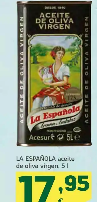 HiperDino Aceite de oliva virgen extra la española 5 l oferta