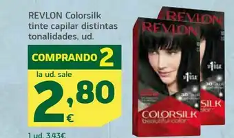 HiperDino Revlon colorsilk tinte capilar distintas tonalidades oferta