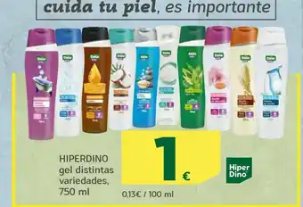 HiperDino Gel distintas variedades hiperdino 750 ml oferta