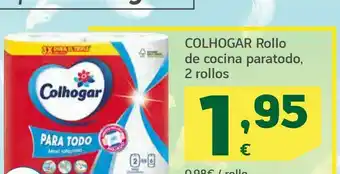 HiperDino Rollo de cocina paratodo colhogar, 2 rollos oferta