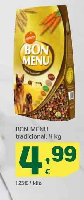 HiperDino Bon menu tradicional 4 kg oferta