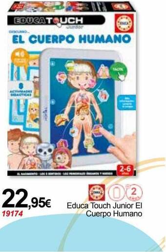 Educa Touch Junior El Cuerpo Humano