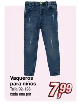 KIK Vaqueros para niños oferta