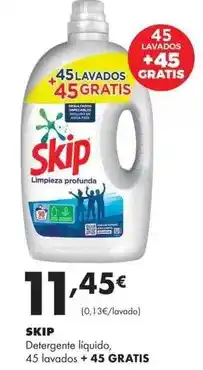 Supermercados Lupa Skip - detergente líquido oferta