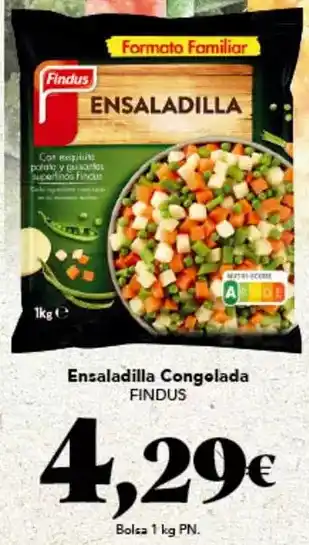 Gadis Findus - ensaladilla congelada oferta