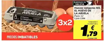 Carrefour Huevos Camperos M L El Huevo De La Abuela pack12 1 pack oferta