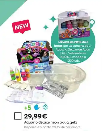 ToysRus Aquario Deluxe Neon Aqua Gelz oferta