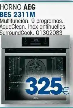 Master Cadena Horno Aeg Bes 2311m oferta