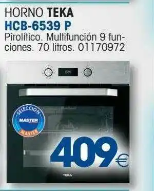 Master Cadena Horno Teka Hcb9-6539 P oferta