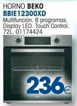 Master Cadena Horno Beko Bbie 12300xd oferta