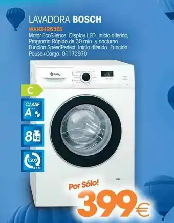 Master Cadena Lavadora Bosch Wan24265es oferta