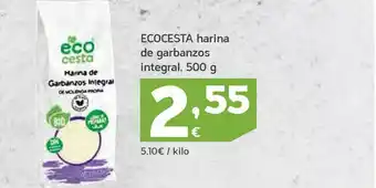 HiperDino Ecocesta Harina De Garbanzos Integral 500g oferta