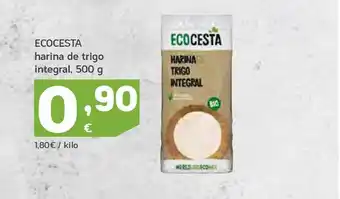 HiperDino Ecocesta Harina De Trigo Integral 500g oferta