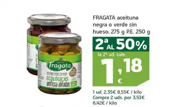 HiperDino 2a Al 50% Fragata Aceituna Negra O Verde Sin Hueso 250g oferta