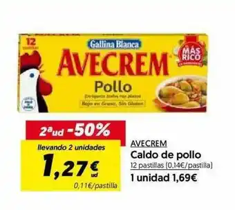 Hiper Usera 2a Ud -50% Avecrem Caldo De Pollo oferta