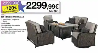 Costco Agio Set 5 Piezas Park Falls oferta