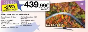 Costco Lg Smart Tv 4k Uhd 50 oferta
