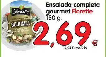 Alimerka Ensalada Completa Gourmet Florette 180g oferta