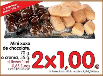 Alimerka Mini Xuxoi De Chocolate O Crema 70g oferta
