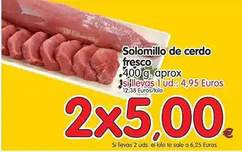Alimerka Solomillo De Cerdo Fresco 400g oferta