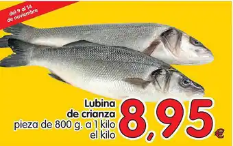 Alimerka Lubina De Crianza 800g oferta