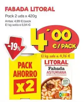 AhorraMas Litoral - fabada oferta