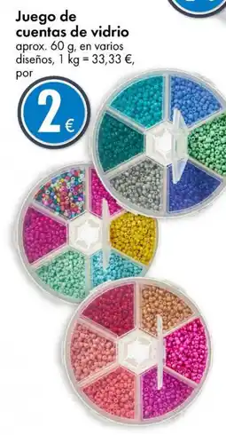 TEDi Juego de cuentas de vidrio oferta
