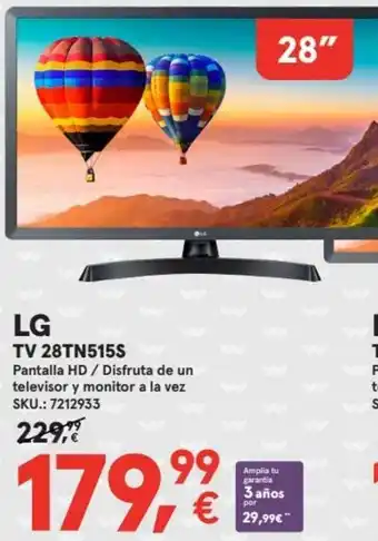 Worten LG TV 28TN515S oferta
