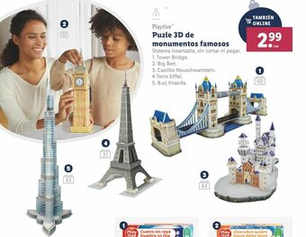 Lidl Puzzle 3d playtive oferta