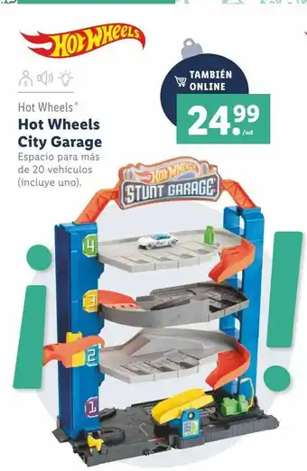 Lidl Pista coches juguete hot wheels oferta