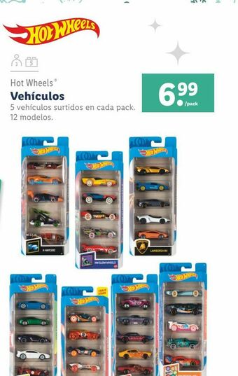 Lidl Vehículos de juguete hot wheels oferta