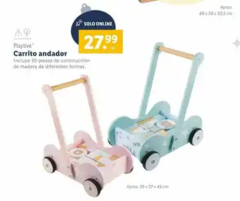 Lidl Andador playtive oferta